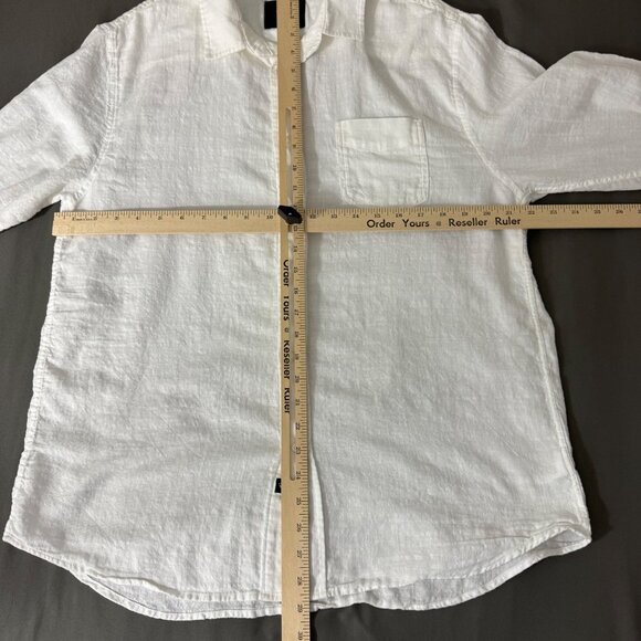 Rails Shirt Men's Extra Large Wyatt Button Down Long Sleeve Pocket White Cotton - Picture 9 of 13